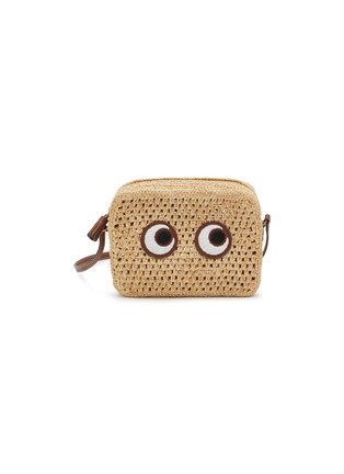 首图 - 点击放大 - ANYA HINDMARCH - Eyes Natural Raffia Crossbody Bag