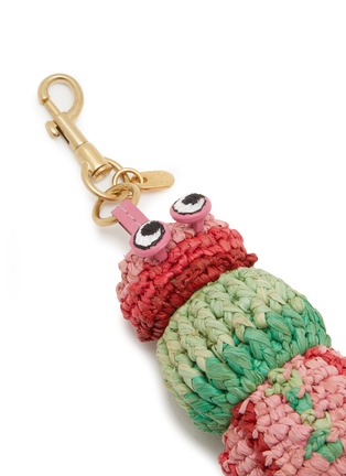 细节 - 点击放大 - ANYA HINDMARCH - Sea Urchin Raffia Bag Charm