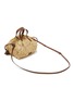 细节 - 点击放大 - ANYA HINDMARCH - Small Shag Eyes Raffia Leather Tote Bag