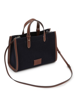细节 - 点击放大 - ANYA HINDMARCH - Mini Eyes Cotton Eco Leather E/W Tote