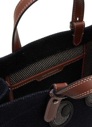 细节 - 点击放大 - ANYA HINDMARCH - Mini Eyes Cotton Eco Leather E/W Tote