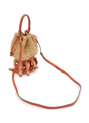 细节 - 点击放大 - ANYA HINDMARCH - Octopus Raffia Eco Leather Crossbody Bag
