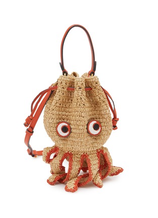 首图 - 点击放大 - ANYA HINDMARCH - Octopus Raffia Eco Leather Crossbody Bag