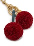 细节 - 点击放大 - ANYA HINDMARCH - Cherries Raffia Leather Charm