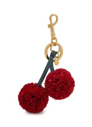 首图 - 点击放大 - ANYA HINDMARCH - Cherries Raffia Leather Charm