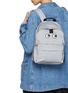 模特儿示范图 - 点击放大 - ANYA HINDMARCH - Small Eyes Nylon Backpack