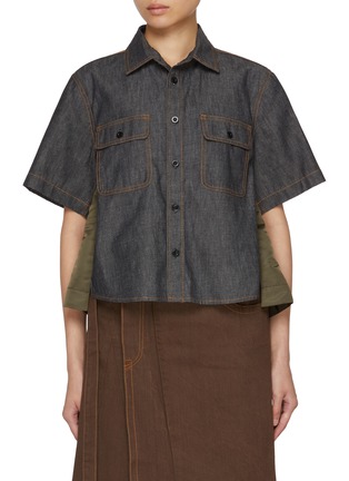 首图 - 点击放大 - SACAI - 拼接牛仔衬衫