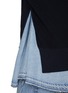  - SACAI - 牛仔拼接针织上衣