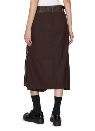 背面 - 点击放大 - SACAI - 拼接中长半身裙