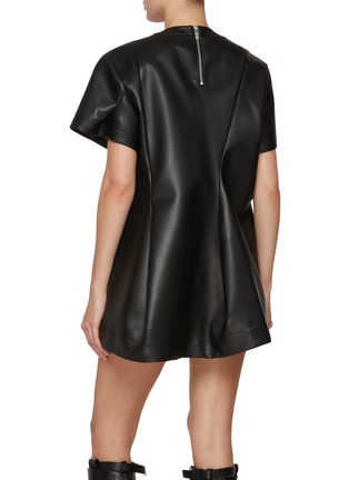 背面 - 点击放大 - SACAI - Where The Wild Things Are Faux Leather T-Shirt Dress