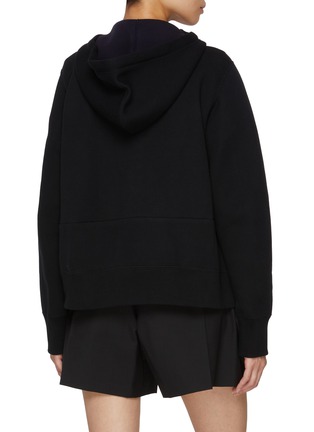 背面 - 点击放大 - SACAI - Sponge Sweat Zip Up Hoodie