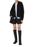 模特儿示范图 - 点击放大 - SACAI - Sponge Sweat Zip Up Hoodie