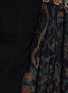 - SACAI - 印花褶裥针织开衫