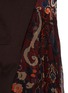  - SACAI - 印花褶裥针织开衫