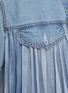  - SACAI - 褶裥牛仔衬衫