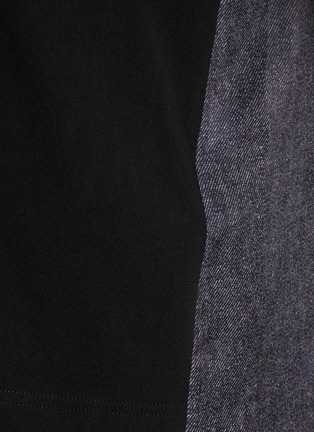  - SACAI - 拼接圆领 T 恤