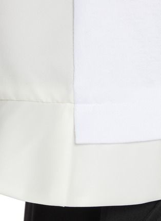  - SACAI - 层叠荷叶边拼接 T 恤