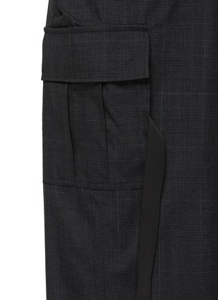  - SACAI - 拼接格纹七分裤