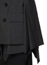  - SACAI - 拼接格纹西装外套