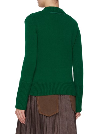 背面 - 点击放大 - SACAI - Wool Knit Cardigan