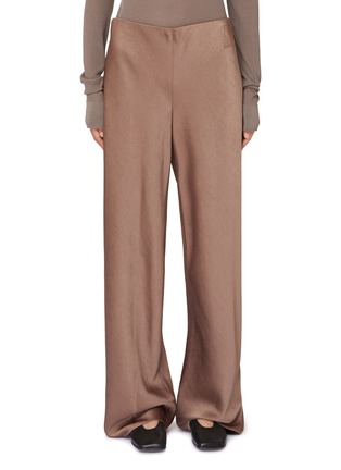 首图 - 点击放大 - VINCE - 缎面高腰阔腿裤