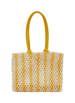首图 - 点击放大 - CLARE V - Sandy Cotton Leather Tote Bag