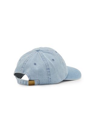 模特儿示范图 - 点击放大 - CLARE V - Déjà Vu Embroidered Cotton Baseball Cap