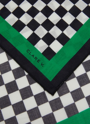 细节 - 点击放大 - CLARE V - Checkered Bandana
