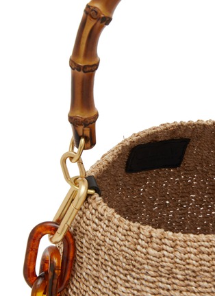 细节 - 点击放大 - CLARE V - Pot De Miel Bamboo Handle Handbag