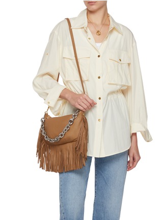 正面 -点击放大 - CLARE V - Petit Moyen Custom Strap Leather Bag