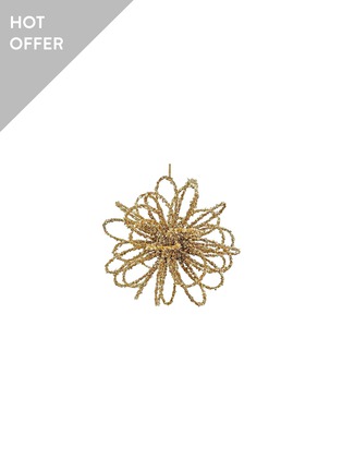 首图 –点击放大 - SHISHI - Glitter Flower Ball Ornament