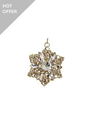 首图 –点击放大 - SHISHI - Diamond Flower Snowflake Ornament