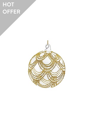 首图 –点击放大 - SHISHI - Glitter Garland Glass Ball Ornament