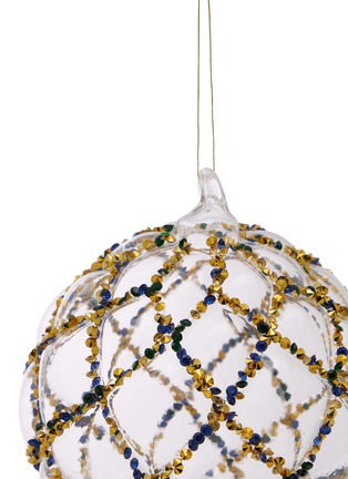细节 –点击放大 - SHISHI - Diamond Lined Velvet Ball Ornament