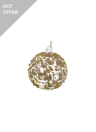 首图 –点击放大 - SHISHI - Bead Flower Lace Glass Ball Ornament