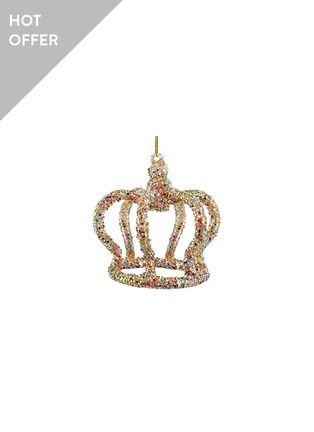 首图 –点击放大 - SHISHI - Crown Glitter Glass Ornament