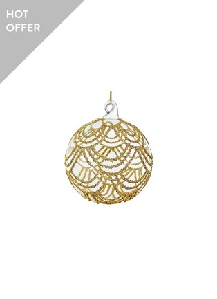 首图 –点击放大 - SHISHI - Glitter Garland Glass Ball Ornament