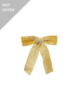 首图 –点击放大 - SHISHI - Velvet Bow With Clip Ornament