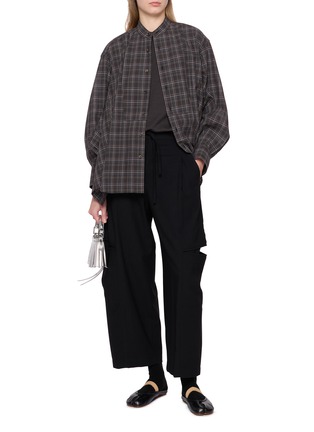 模特儿示范图 - 点击放大 - BEAUTIFUL PEOPLE - 翻转拼色上衣