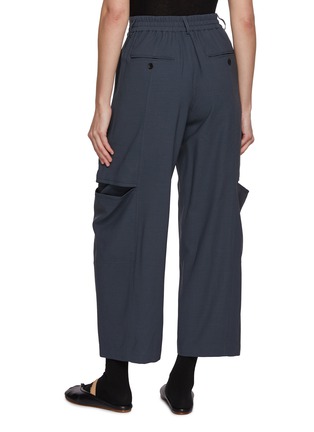 背面 - 点击放大 - BEAUTIFUL PEOPLE - 切口系带羊毛长裤