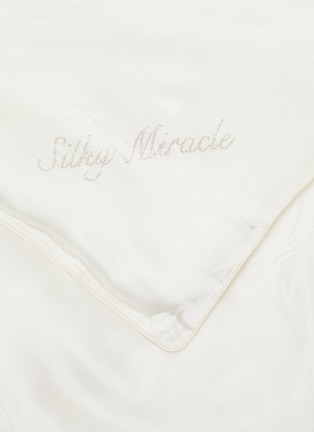 细节 –点击放大 - SILKY MIRACLE - Pure Summer Queen Size Silk Duvet Filler — White