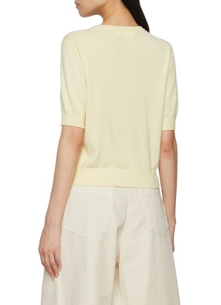 背面 - 点击放大 - ARCH4 - Stanley Short Sleeve Cashmere Knit Cardigan