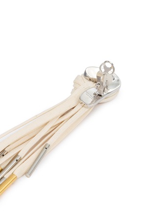 细节 - 点击放大 - DRIES VAN NOTEN - Brass Cotton Drop Earrings