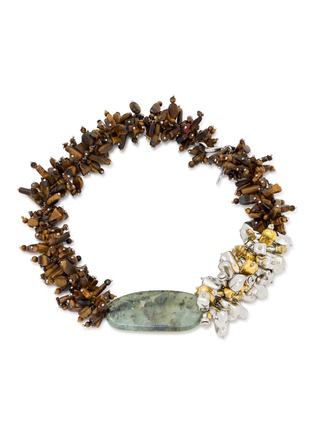 首图 - 点击放大 - DRIES VAN NOTEN - Plated Brass Stone Necklace