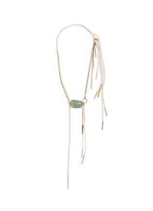 首图 - 点击放大 - DRIES VAN NOTEN - Brass Stone Cotton Necklace