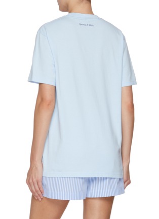 背面 - 点击放大 - SPORTY & RICH - X Hotel du Cap-Eden-Roc Crest Logo Cotton T-Shirt