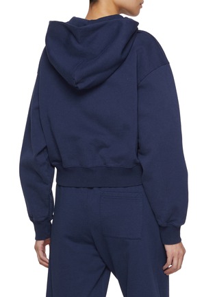 背面 - 点击放大 - SPORTY & RICH - x The New York Yankees Home Run Cropped Zip Up Cotton Hoodie