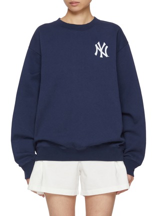 首图 - 点击放大 - SPORTY & RICH - x The New York Yankees Crewneck Cotton Sweatshirt