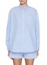 首图 - 点击放大 - SPORTY & RICH - X Hotel du Cap-Eden-Roc Script Striped Cotton Shirt