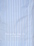  - SPORTY & RICH - X Hotel du Cap-Eden-Roc Script Striped Cotton Poplin Shorts